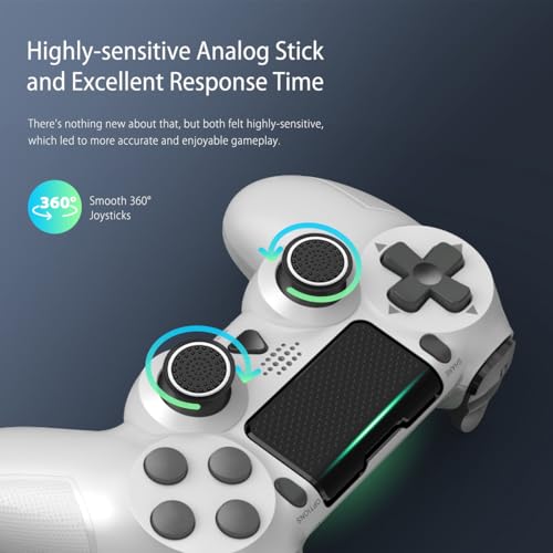 UEAVOID 4 Pares Joystick Thumbstick Grips, Mejor Agarre y Protección de los Sticks, Cubiertas para Mando de Silicona, Accesorios de Controlador de Joystick, para Xbox One Series X/S, PS4, PS5 - imagen 3