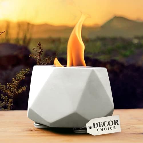 Tabletop Fireplace - Personal Fireplace, Indoor Fire Pit Tabletop, Indoor Smores Maker Mini Fire Pit- Tabletop Fire Pit, Tabletop Fireplace Indoor - Elegant Table Top Fire Pit Bowl