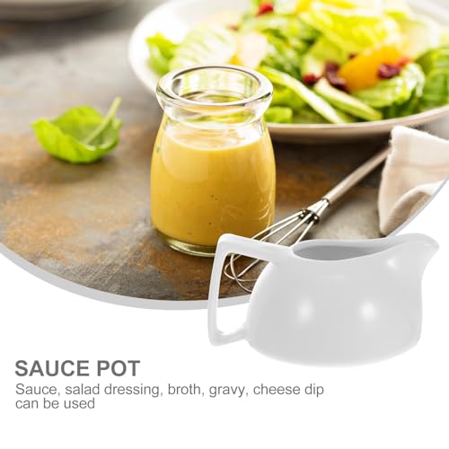 Olla de cerámica de 345ml recipiente para salsa de estilo occidental SHOWERORO 4