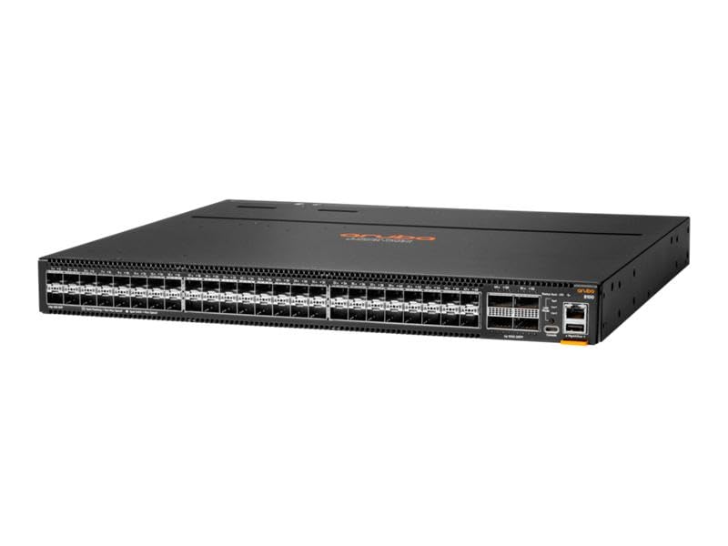 Image of HPE CX 8100 48XF4C Ethernet Switch - Manageable - 10 Gigabit Ethernet, 100 Gigabit Ethernet - 10GBase-X, 100GBase-X - 3 Layer Supported - Modular - 450 W Power Consumption - Optical Fiber - PoE Ports