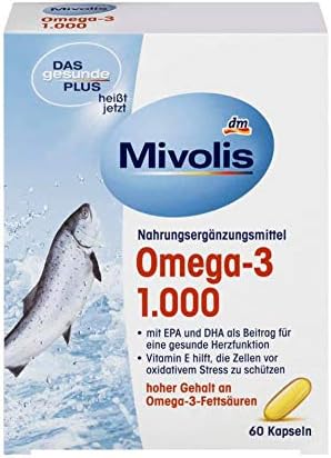 Mivolis Omiga-3 1000 3x 60 Capsules : Amazon.de: Health \u0026 Personal Care