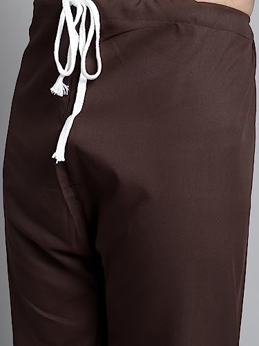 Image of Jompers Men's Cotton Solid Pathani Kurta With Pant