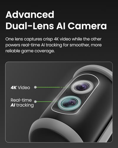 Image of XbotGo Falcon All-in-One 4K Action Camera, AI Sports Camera(Green)