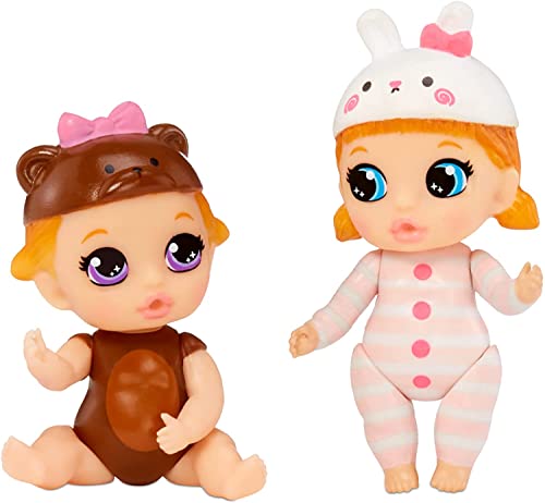 Mini Baby Born Playset - Surprise Twins or Triplets Collectible Dolls with Accessories Series 3