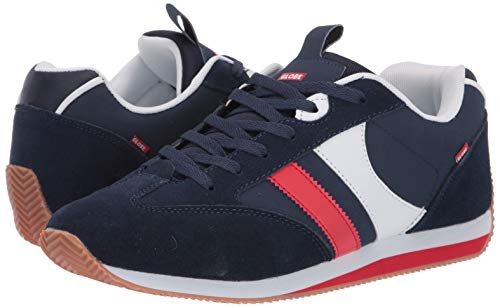 Image of Globe mens Pulse Evo Skate Shoe, Navy /White /Red, 9.5 US