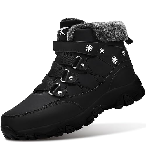 Bottes de neige femmes fourrées anti-glisse chaussures d'hiver 40