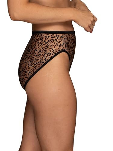 Image of Vanity Fair Women's Illumination Hi Cut Panties, Silky Stretch & Satin Trim