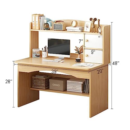 Bureau de bureau avec étagères pour optimiser l'espace - 5