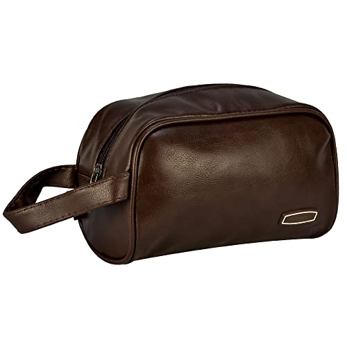 Necessaire Masculina Frasqueira Viagem Classic Marrom CBRN18789