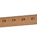 hand2mind Extra Thick 6mm Hardwood Meterstick/Yardstick, Wood Ruler with Centimeters and Inches, Lacquered with Straight Edge Square (Bulk Pack of 12)