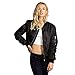 Produktbild FRAUIT Bomber Jacke Damen Jacke Mit Stehkragen Übergangs Piloten Flieger Retro Bomberjacke Motorradjacke Studenten Jugend Jacke Schlanke Mode Elegant Wunderschön Streetwear
