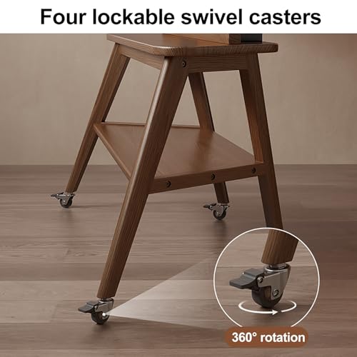 Soporte portátil para TV de 40 a 85 pulgadas con ruedas miniatura 4