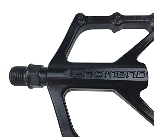 PLATT Pedały rowerowe do roweru górskiego, wyścigowego, pedały rowerowe 2DU MTB z platformą ze stopu aluminium, pedały BMX/MTB o średnicy osi 9/16 cala