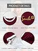 Dresswel Womens T-Shirt Cute Funny Smile Face Graphic Print Tee Shirts Summer Tops(Wine Red, 2XL) #4