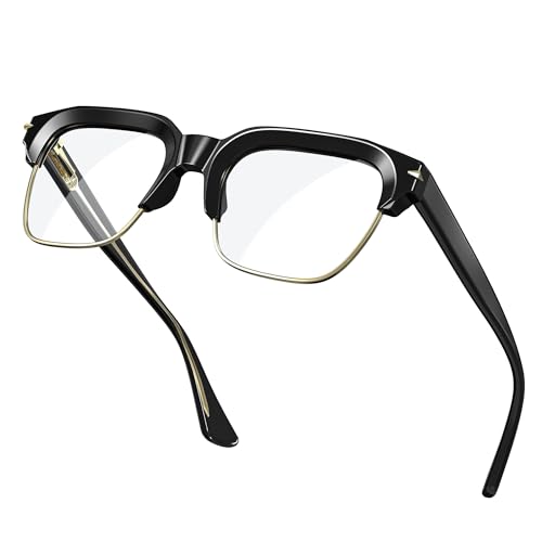 Image of VISOONE Light Weight TR90 Blue Light Blocking Glasses Frame Vision Protector Men Women ELBERT