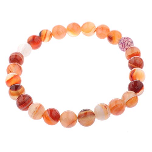 Bracelet en pierre naturelle 8mm idéal pour le yoga et le style étudiant