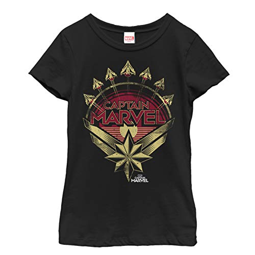 T-shirt Marvel Captain original fille cadeau idéal motif avion rétro