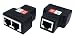 Cerrxian RJ45 Female to 2 Female Splitter Coupler LAN Ethernet Network 1 to 2 Adapter (2-Pack)