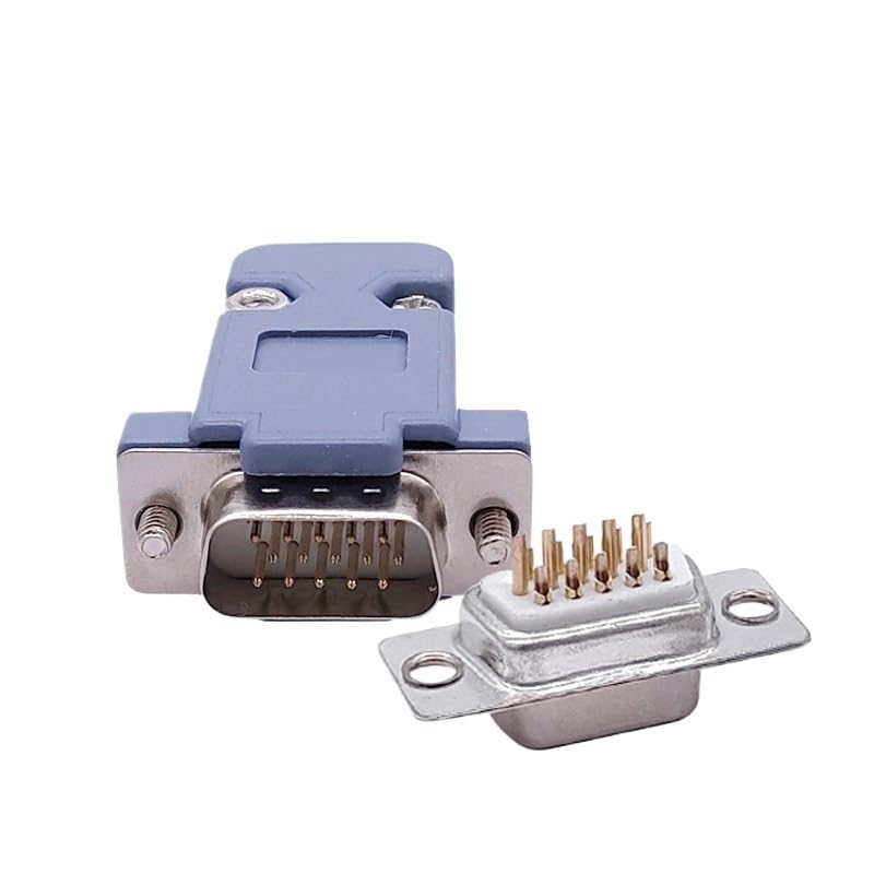 Image of 10PCS DB9 Connector core VGA Pl9pin Port Socket Female Male D Type Adapter D SUB DB15(White)