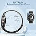 Nylon Loop Sport Watch Band for Samsung Galaxy Watch Ultra 47mm(2025/2024), Adjustable Comfortable Woven Sturdy Watch Band for Men and Women, Black