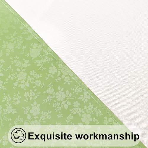 Image of Smiry Waterproof Heavy Duty Vinyl Fitted Tablecloth for 36 inch-44 inch Round Table
