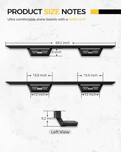 Estribos laterales para Jeep Wrangler JL 4 puertas 2018-2024 miniatura 6