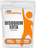 BulkSupplements.com Disodium EDTA Powder - EDTA Disodium Salt, Disodium EDTA Food Grade - Food Additive, Pure & Gluten Free - 500mg per Serving, 500g (1.1 lbs)