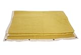 günstiges 2er Set Unbekannt 2 Stück Armee Wolldecke 195 x 150cm senfgelb gebraucht Armeedecke 17,48€/Stück