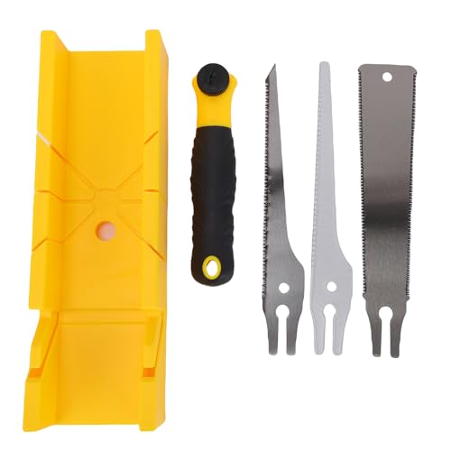 Kit de Scie à Main avec Boîte à Onglets Multi-angles pour Bois - 3