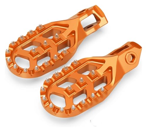 Repose pieds arrière moto pour GasGas EC MC balade enduro orange