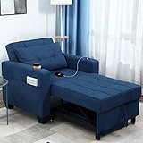 【Kaufen Sie mit Vertrauen】 Dieser Schlafsofa wird in 2 Boxen geliefert. Bitte warten Sie noch einen weiteren Tag, wenn Sie nicht am gleichen Tag ankommen. Wir bieten eine garantierte 1-jährige Garantie, Sie können sich jederzeit an uns wenden, wir werden professionellen Kundenservice innerhalb von 24 Stunden bieten.