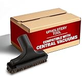 Broan-NuTone by Drainvac CT160G Upholstery Brush for Furniture – Central Vacuum Accessories, Natural Bristles for Deep Cleaning, Durable Build, Compatible with Most Wands