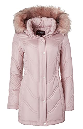 Sportoli Jackets for Women Quilted Down Alternative Longer Winter Coat