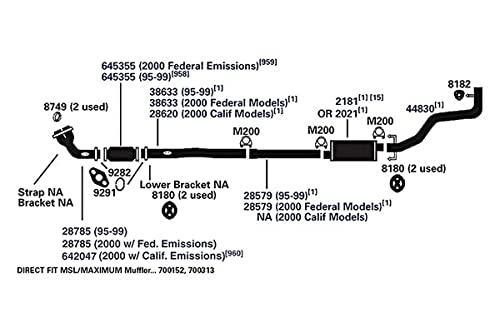 Image of AP Exhaust Products 38737 Exhaust Pipe