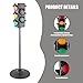 Ssguopte Traffic Light Toy 27 Inch Stop Light Manual/Auto Modes Traffic Lamp with ＆ Sound Height Adjustable Realistic Lights Educational Toys Birthday for Kids