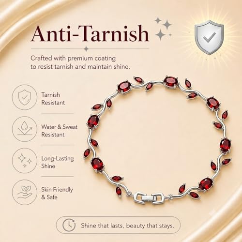 Image of Aurie Tulip Bracelet for Women & Girls | Anti Tarnish Stainless Steel Floral Bracelet |Party and Daily Wear Jewellery