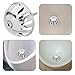 DOITOOL Urinal Funnel Cover 2.71X2.36In Stainless Steel Urinal Filter Stopper Splash Prevention Strainer Plug Easy Install Bathroom Drain Stopper for Commercial and Home Use