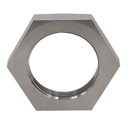 Dernord Cast Pipe Fitting Stainless Steel 304 Hex Locknut 1-1/4" Npt Female #TOP4