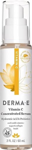 Derma E Vitamin C Concentrated Face Serum to Hydrate & Brighten, 2 Oz