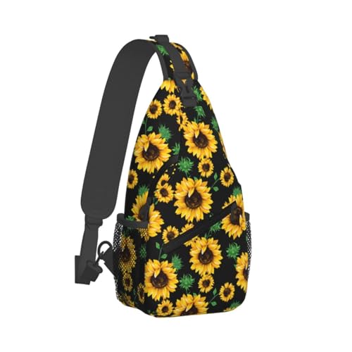 Image of Sling Backpack For Men Hiking Daypack Crossbody Shoulder Bag Travel Chest Pack | Hiking