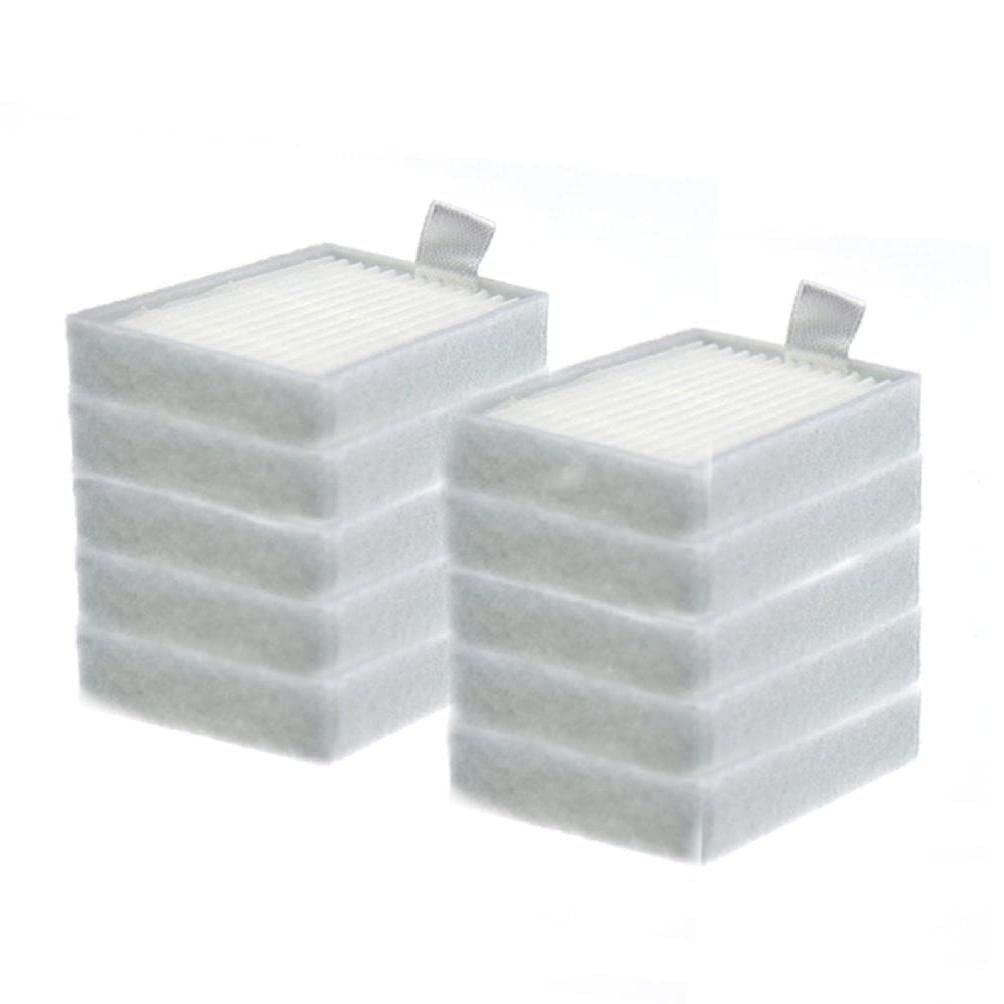 10Pcs Sweeper Filter Replacement Kit Vacuum Cleaner Filter Lightweight For CEN540-MI CEN546 X500/X580/KK8 CEN250 Hepa-replacement Filter For Home