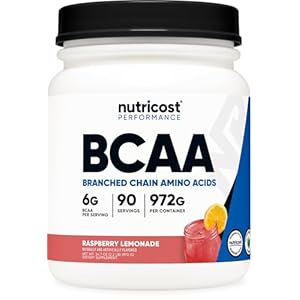 Nutricost BCAA Powder 2:1:1 (Raspberry Lemonade, 90 Servings)