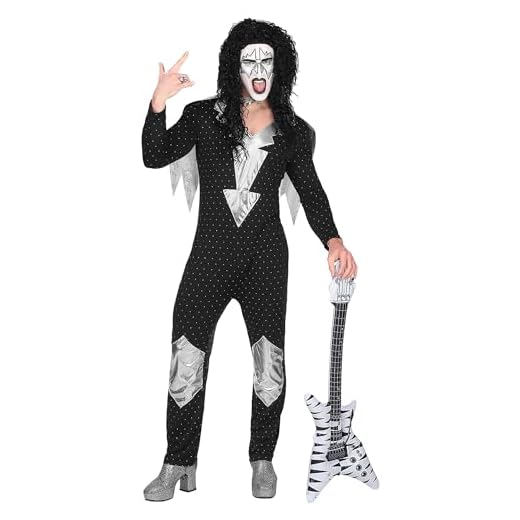 WIDMANN "HEAVY METAL ROCK STAR" (overalls, cape) - (S)