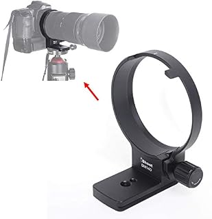 iShoot Tripod Mount Ring, Lens Collar Support Compatible with Sigma 100-400mm f/5-6.3 DG OS HSM Contemporary Lens (EF/F Mount), Bottom is ARCA Quick Release Plate for ARCA-Swiss Fit Tripod Ball Head
