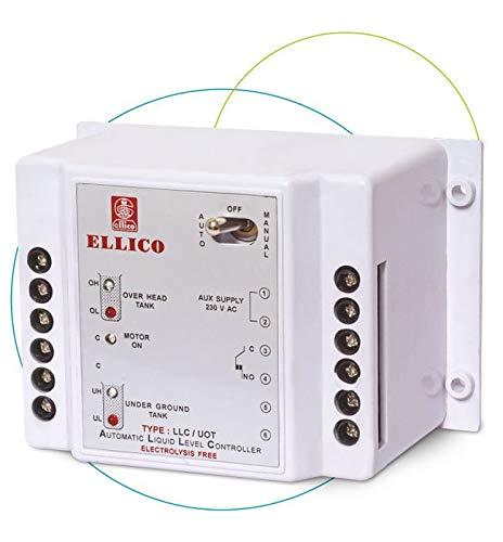 ELLICO Plastic Fully Automatic Water Level Controller And Indicator With Free Of 3 Sensors (White) - Review, Price and Buying Guide