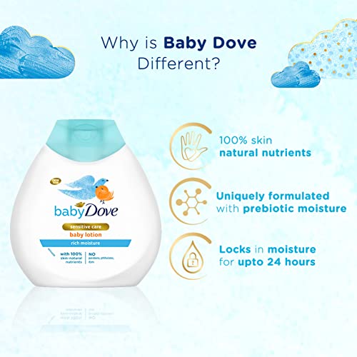 Loção Hidratação Enriquecida Dove Baby Frasco 200Ml, Baby Dove