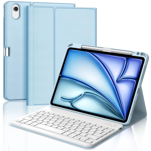 IVEOPPE Funda Teclado para iPad Air 11 Pulgadas M4 2026/M3 2025/M2 2024