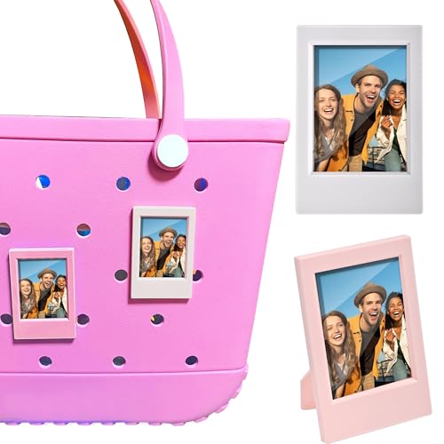 HYTYQDAFA 2-in-1 Photo Frame for Bogg Bag