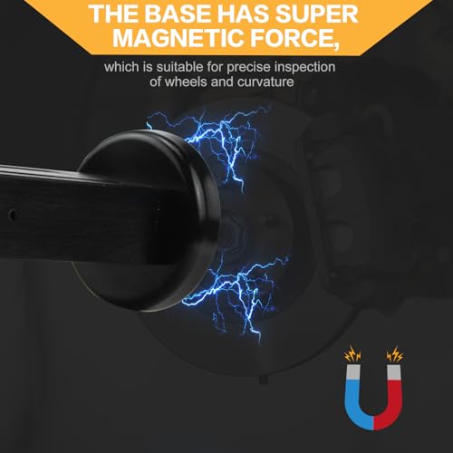 FSWWSF Ausrichtungssturzlehre Magnetisch Einstellwerkzeug, Kfz Achsvermessung, Ausrichtungssturzlehre, Pkw Sturz magnetspurwerkzeug Camber Castor Strebe Rad Ausrichtung Gauge Tool
