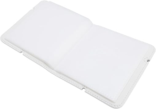Photo Album, Photo Album Book Fit for 600 W210 W300 W400 Sizes, PU Leather Picture Book Capacity 28 Photos, Compact Picture for Instant (White)